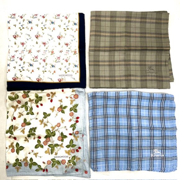 Bulk Sale Burberry-Celine & More! (20) Handkerchiefs/Sqare Pockets 16"-19.5"(1) - Picture 8 of 14